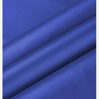 PU blue synthetic leather